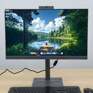 PC Gamer Ai Local avec 16 Go de <span class=keywords><strong>RAM</strong></span> DDR4, SSD 256 Go, WiFi 6, Windows 11, écran AIO 23,8 <span class=keywords><strong>pouces</strong></span> réglable en hauteur et rotatif pour la maison et le bureau - Product Image 1