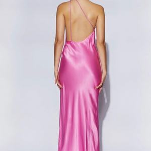 ชุดเดรสยาวรัดรูปสำหรับผู้หญิง ดีไซน์หรูหราสำหรับงานปาร์ตี้และงานกลางคืน สายเดี่ยวเปิดหลัง สไตล์ลำลอง - Product Image 2