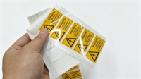 Étiquette d'avertissement électrique haute visibilité personnalisée, autocollant en vinyle brillant imperméable ou pour systèmes de batterie et d'alimentation