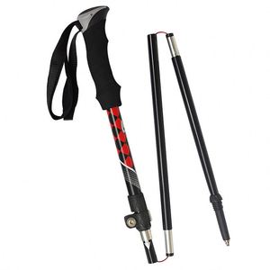 100% bâton de <span class=keywords><strong>marche</strong></span> <span class=keywords><strong>nordique</strong></span> télescopique pliable en Fiber de carbone avec canne Premium à verrouillage rabattable pour la randonnée - Product Image 1