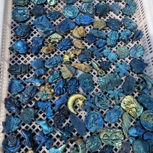 Vente en gros de sculptures d'animaux en <span class=keywords><strong>labradorite</strong></span> naturelle, renard et tigre, en cristal de quartz, pour la décoration de Noël - Product Image 3