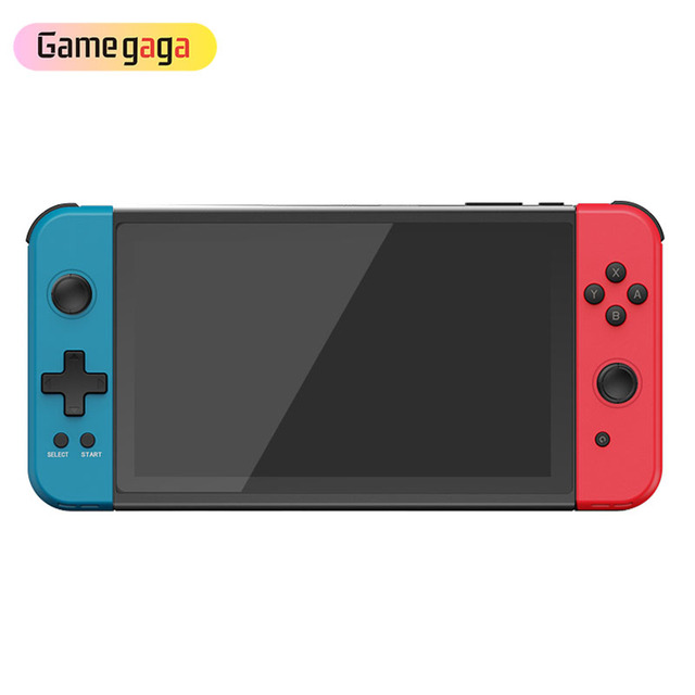 A X70  Retro Handheld Game Console 7 Inch Big Screen HD Portable Game Console Built In10 Emulators Classic Games
