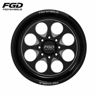 Jantes forgées FGD 8 10 trous avec capuchons flottants 24x12 24x14 26x12 26x16 26x14 8x6.5 8x170 8x180 pour F250 Chevy Ram 3500