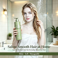 Sampo Herbal Daun Cypress, Jahe, dan Murbei Hitam, Menutrisi, Menyegarkan, Membersihkan, Perawatan Protein untuk Kecantikan, Penggunaan SPA