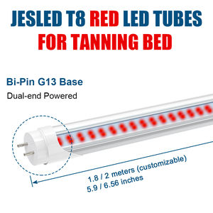 <span class=keywords><strong>Tubo</strong></span> de luz roja personalizado, lámpara de terapia de 2 metros, 660nm, rojo, 850nm, dispositivo combinado de infrarrojo cercano, máquina de cama de bronceado, cuidado de la piel, alivio del dolor - Product Image 4