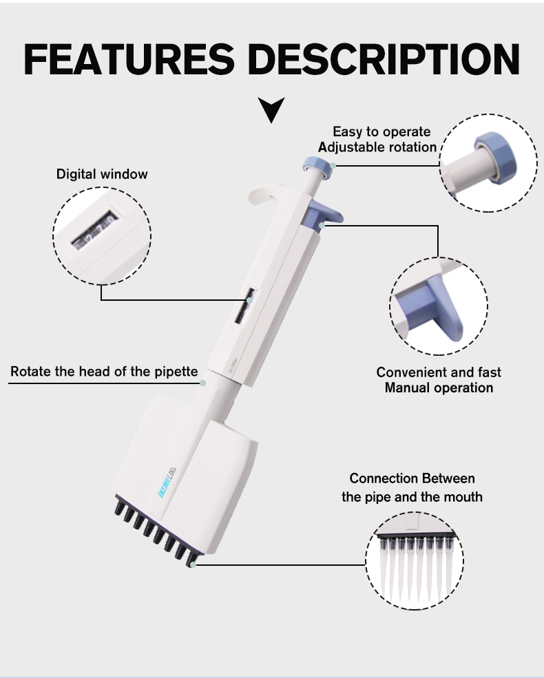☆最終値下げ☆　CHANNEL  SAMPLER 5’8 PU Multi Channel Pipettes | Transcat Pipettes
