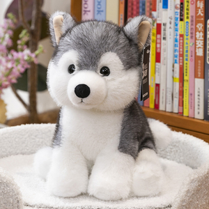 Peluche de Perro <span class=keywords><strong>Husky</strong></span> para Máquina de Garras, Decoración de Mesita de Noche, Soporte para Logotipo Personalizado, ODM OEM, Regalo para Días Festivos, Cumpleaños y Eventos - Product Image 6