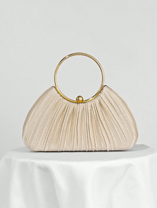 Sac à main de luxe en laiton avec nacre pour femmes, meilleur sac à main pour le soir - Product Image 2