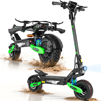 Doppelmotor 1000W Offroad Elektroroller für Erwachsene Faltbarer E-Scooter mit Breitreifen Hochgeschwindigkeits-Bestseller EOEOTWO Direktvertrieb