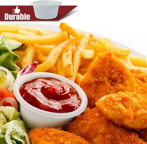 Tùy Chỉnh Pet PP PLA Lớp Phủ Cốc Nhỏ 2 Oz Phân Hủy Sinh Học Mía Bã Mía Thực Phẩm Container Dùng Một Lần Nước Sốt Cup - Product Image 5