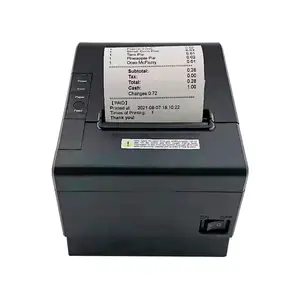 Imprimante de cuisine usb lan/ wifi/série/BT, imprimante thermique de reçus 80mm avec coupeur automatique, prix bas, chine