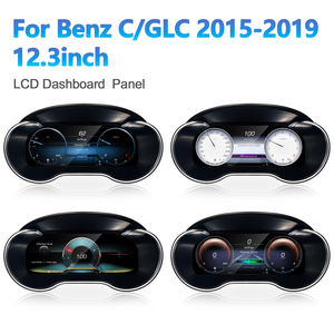 หน้าปัดดิจิตอล Navihua ขนาด 12.3 นิ้ว สำหรับรถยนต์ Mercedes-Benz C Class GLC ปี 2015-2019 แผงหน้าปัดเรือนไมล์ - Product Image 2