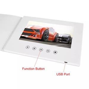 Individuelle 7 Zoll Werbeartikel digital aufnehmbarer TFT-Lcd-Bildschirm Video-Player geschäfts-Grußkarte Broschüre - Product Image 2