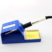 Stasiun Solder OLED DIY T12 dari Paduan Aluminium, Dudukan FX9501, Pegangan untuk Ujung Solder, STC STM32-a, Perlengkapan Solder