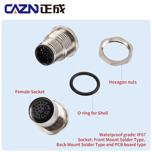 Nhà Máy M14 18-Pin PCB Thông tư kết nối ổ cắm 18 + 18 pin kết nối phía trước trở lại phía sau gắn kết kết nối - Product Image 4