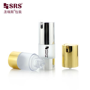 Flacon de lotion sans air de luxe en or, type U, conteneur cosmétique sous vide AS, 15-100 ml, directement de l'usine - Product Image 1