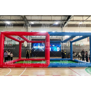 Inflatable Football Field PVC Material Easy Setup Training & Competition Frame Inflatable Drone Football Field Inflatable Footba - Product Image 3