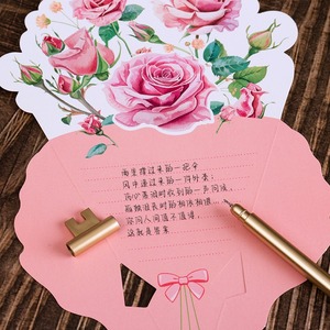 การ์ดอวยพรแบบป๊อปอัพ 3 มิติ ลายช่อดอกไม้ ของขวัญสร้างสรรค์จากกระดาษ สำหรับวันวาเลนไทน์และวันหยุด ขอบคุณพร้อมคำอวยพร พิมพ์ออฟเซ็ต - Product Image 4