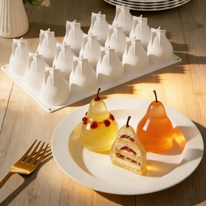 Silicone Cake Mold 15 Cavity Fruit Shape Baking Utensil For Dessert Making - Product Image 2