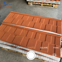 Garantie de 50 ans Tuiles de toiture en métal revêtues de pierre Bardeaux d'acier légers de style Sangobuild pour la maison