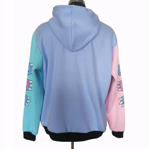 Sudaderas con capucha personalizadas de lana gruesa Unisex súper suave para hombre, jersey de moda de dos colores, sudaderas lisas de mezcla de algodón y poliéster a granel - Product Image 2