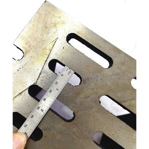 Assorted Modern Heavy-Duty 6" X Vee Angle Iron Cast Plates Stress Relieved <b>Work</b>-Holding Clamping Milling Engineering <b>Table</b> - Product Image 3