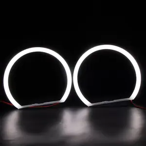 <span class=keywords><strong>Ojos</strong></span> <span class=keywords><strong>de</strong></span> Ángel <span class=keywords><strong>de</strong></span> algodón blanco lechoso para <span class=keywords><strong>Bmw</strong></span>, E36, E38, E39, <span class=keywords><strong>E46</strong></span>, proyector led, 131mm x 4 - Product Image 5