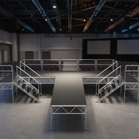 Scène d'assemblage en aluminium, plateforme de scène, scène de mariage, petite scène de concert – Fournisseur direct usine