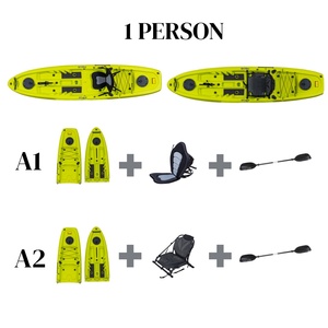 Kayak Modular de 3-<span class=keywords><strong>2</strong></span> Secciones, Diseño de Casco LSF, HDPE, Certificado CE, Garantía de 3 Años, Nuevo, para Lago, 1 o <span class=keywords><strong>2</strong></span> Personas - Product Image 5