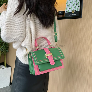 Manufacture Wholesale Candy Color Bags Ladies Retro Cover Bag <b>Handbag</b> Soft <b>Small</b> Leather Shoulder Bags for Ladi Tanjing - Product Image 5