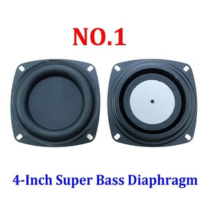 2 Mô Hình 1Pcs 4 Inch Siêu Bass Màng Woofer Bass Thụ Động Loa 4 "Tần Số Thấp Loa Màng Rung Tấm DIY - Product Image 2