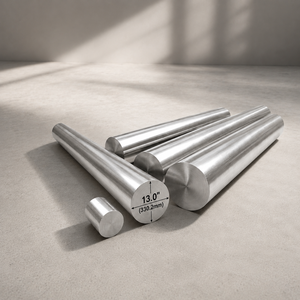 Barras de Aluminio OEM 6061 Redondas de 13 Pulgadas (330.2 mm) de Longitud, Grado Primario (Homogéneo), Estándar ASTM, Servicio de Corte - Product Image 1