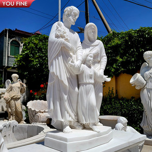 Iglesia personalizada decoración religiosa estatua de mármol Marí<span class=keywords><strong>a</strong></span> y Jesús - Product Image 6