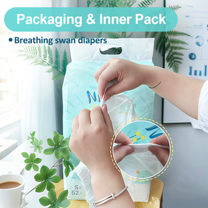 Fraldas Descartáveis Premium para Bebês Atacado Respirável Macia Alta Absorção Prevenção de Vazamentos 3D Certificadas ISO OEM em Lote - Product Image 6