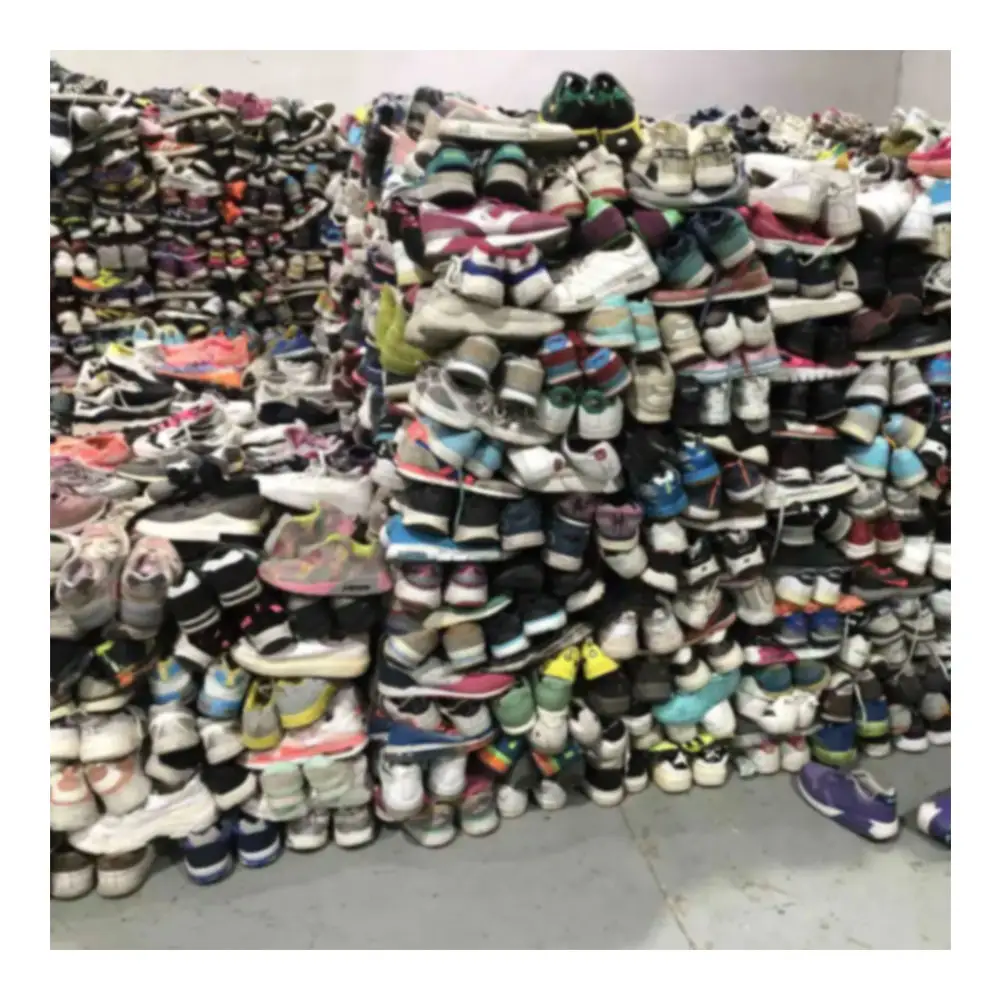 Premium High Quality Second Hand Shoes For Sales Second-Hand Wholesale Uk Bulk Used Kids Shoes In Bales