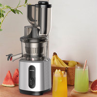 Fruitmachine Elektrische Huishoudelijke Groentesap Multifunctionele Slow Juicer Grote Mond Koude Pers Commerciële Oranje Abs Behuizing