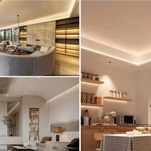 45*45 60*60mm grande taille LED bande profilé d'<span class=keywords><strong>angle</strong></span> en aluminium couverture laiteuse <span class=keywords><strong>armoire</strong></span> profilé d'<span class=keywords><strong>angle</strong></span> noir à <span class=keywords><strong>Angle</strong></span> droit - Product Image 6