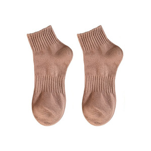 Ankle <b>Socks</b> Solid Color Polyester Anti Bacterial Daily Casual Wear - Product Image 5