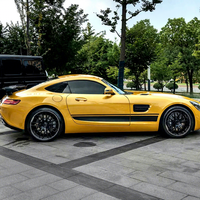Vinyle Adhésif pour Voiture Effet Métallique Brillant Or Érable Jaune HD, en PET, PVC, TPU Coulé, de l'Usine de Foshan, 1.52X16M/5X55FT, Vente en Gros, Autocollants pour Voiture