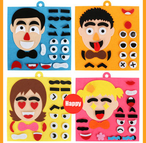 Tablero de Actividades Sensoriales de Fieltro Personalizado para Niños Pequeños, Juguete de Actividades DIY, Expresión Emocional, Juego de Rompecabezas para Niños de 1 a 6 Años, Educación Temprana - Product Image 2