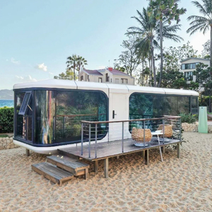 Volferda thời gian mở rộng gấp đôi giá rẻ tương lai tàu đúc sẵn nhà nhỏ Viên nang Nhà Giá mái vòm mua 35 mét vuông - Product Image 1