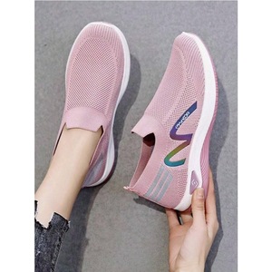 Scarpe da Tennis Casual alla Moda per Donna con Suola Morbida e Colore Sfumato Laterale Sneakers da Passeggio - Product Image 1