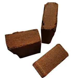 Wholesale Coconut Coir Bricks 5KG Cocopeat Block From India