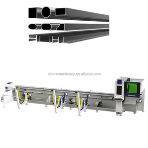 เครื่องตัดอลูมิเนียมสำหรับงานหนัก เครื่องตัดท่อ CNC อุตสาหกรรม เครื่องเลเซอร์ตัดท่อสำหรับการแปรรูปโปรไฟล์ - Product Image 1
