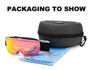 הכי נמכר windproof winding סקי שלג חיצוני משקפי oem נוער אנטי uem אנטי uv חיצוני משקפיים החלקה מגנטי - Product Image 6