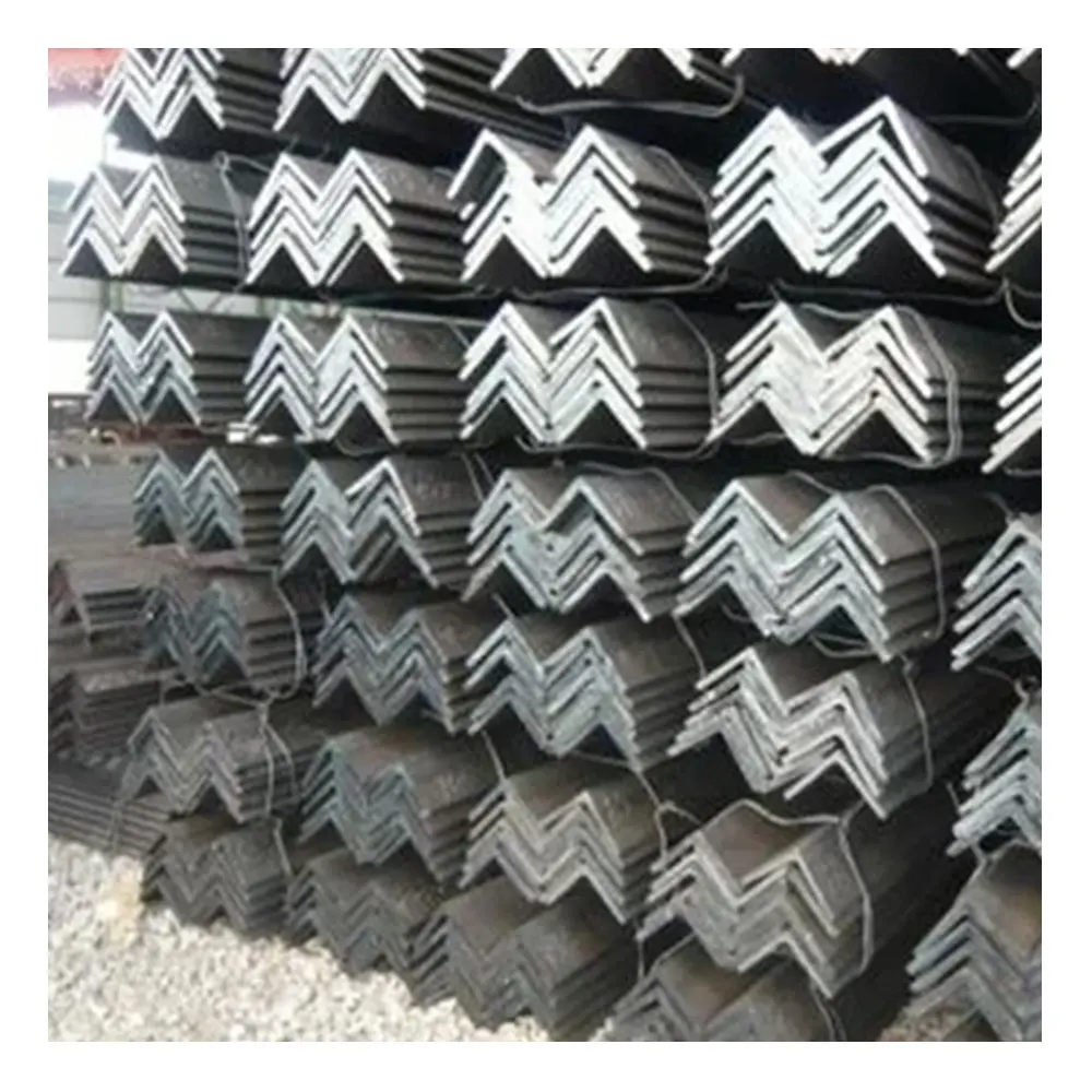 Хорошая цена горячекатаная углеродистая сталь угол бар металлический строительный материал железная сталь