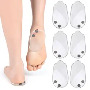 Gel Magnetic Massage Insoles Leg Orthotics Heel Pads For Corrective Valgus Varus Foot Shock Absorption Insoles