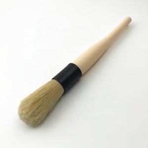 Spazzola per la pulizia degli interni auto, per <span class=keywords><strong>sedili</strong></span> in pelle, con manico in legno, spazzola per <span class=keywords><strong>sedili</strong></span> auto - Product Image 4