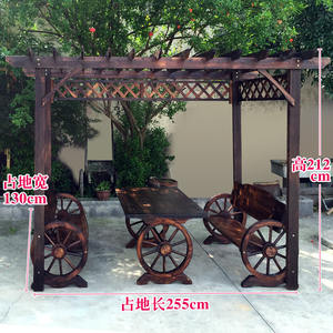 Pergola <span class=keywords><strong>de</strong></span> jardin en bois <span class=keywords><strong>de</strong></span> cèdre <span class=keywords><strong>de</strong></span> haute qualité, étagère <span class=keywords><strong>de</strong></span> luxe, Design <span class=keywords><strong>de</strong></span> bonne qualité, Pergola d'extérieur - Product Image 6