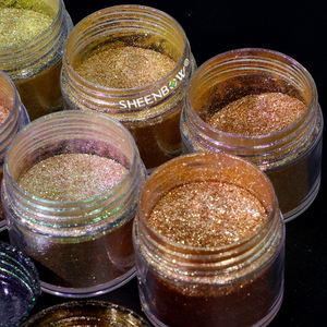 Sheenbow廉价高颜料眼妆迷你宽松自有品牌闪光颜料粉末眼影 - Product Image 1